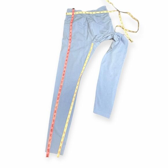 PINK VICTORIA’S SECRET Women’s Light Blue Stretch Legging Size Medium - Picture 5 of 5